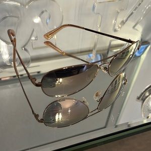 Rose gold Marciano sunglasses